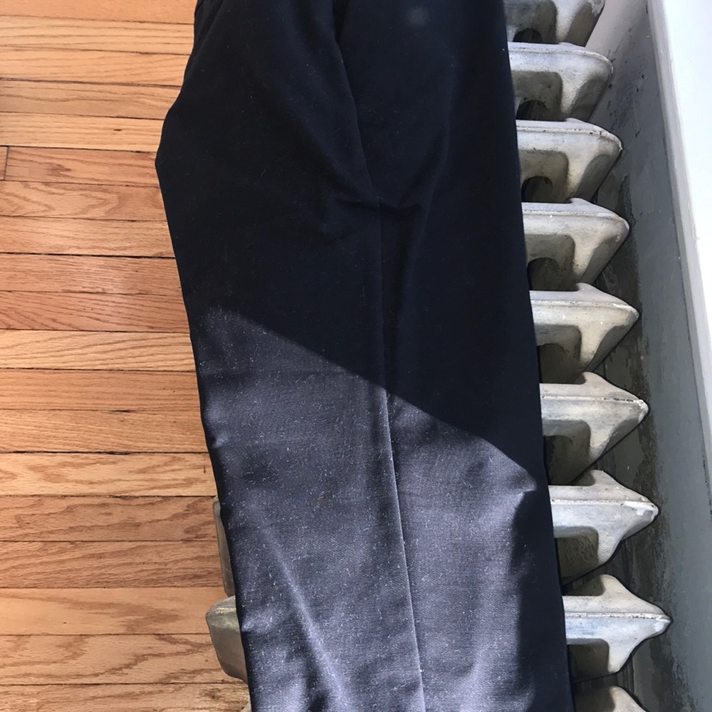 Ladies size 8 stretch straight fitted pants black
